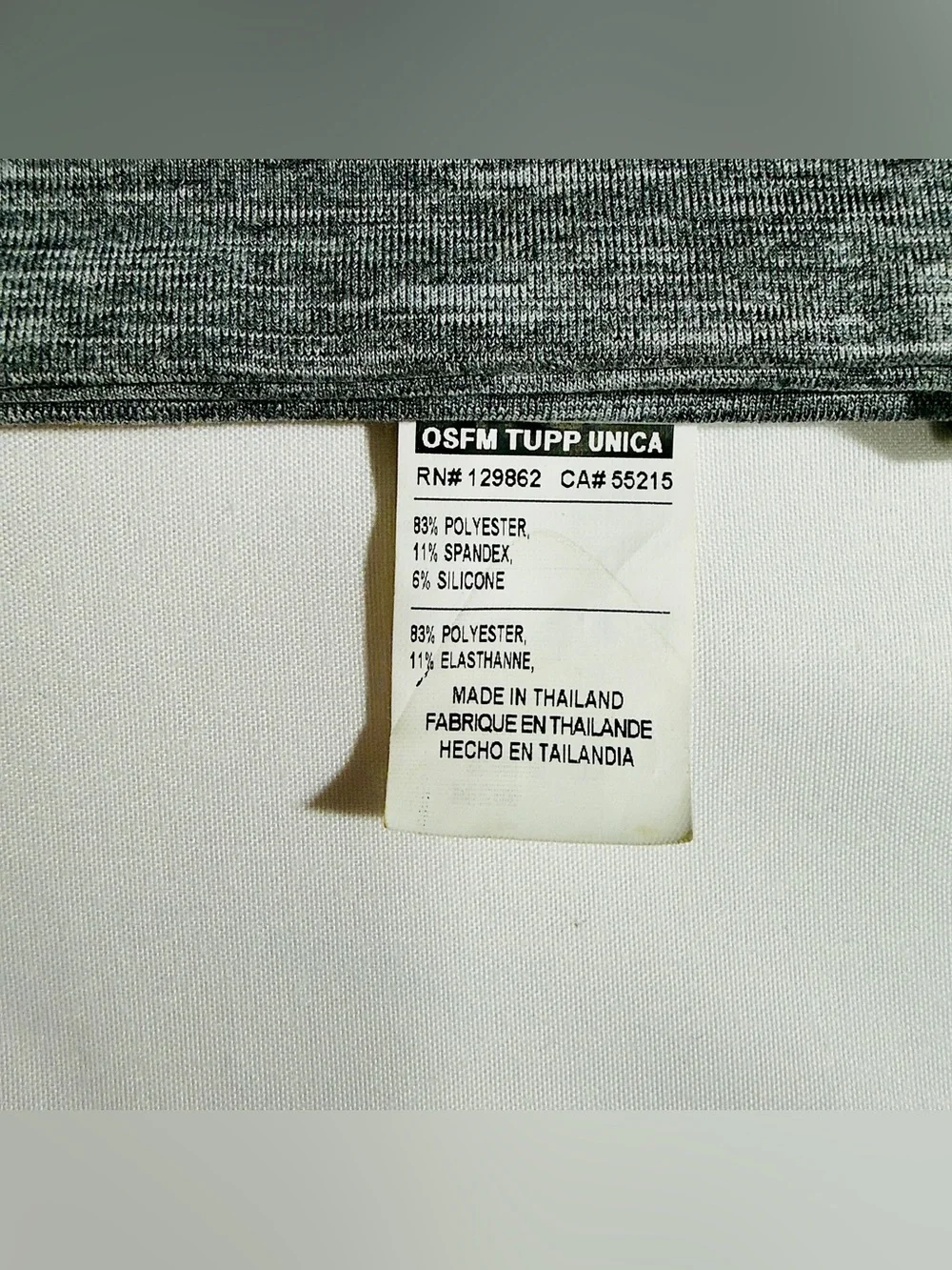 Nike Heather Gray Dri-FIT Headband with Black Swoosh